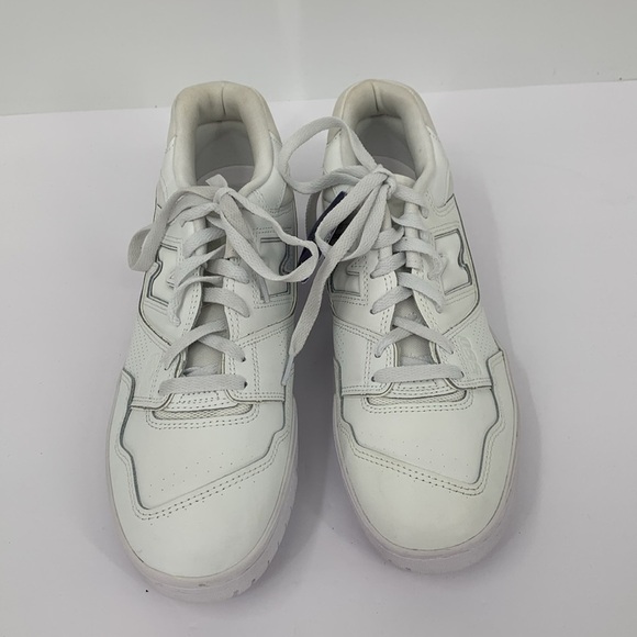 New Balance 550 sneaker shoe triple white lace-up tie men new 11 - Picture 4 of 7